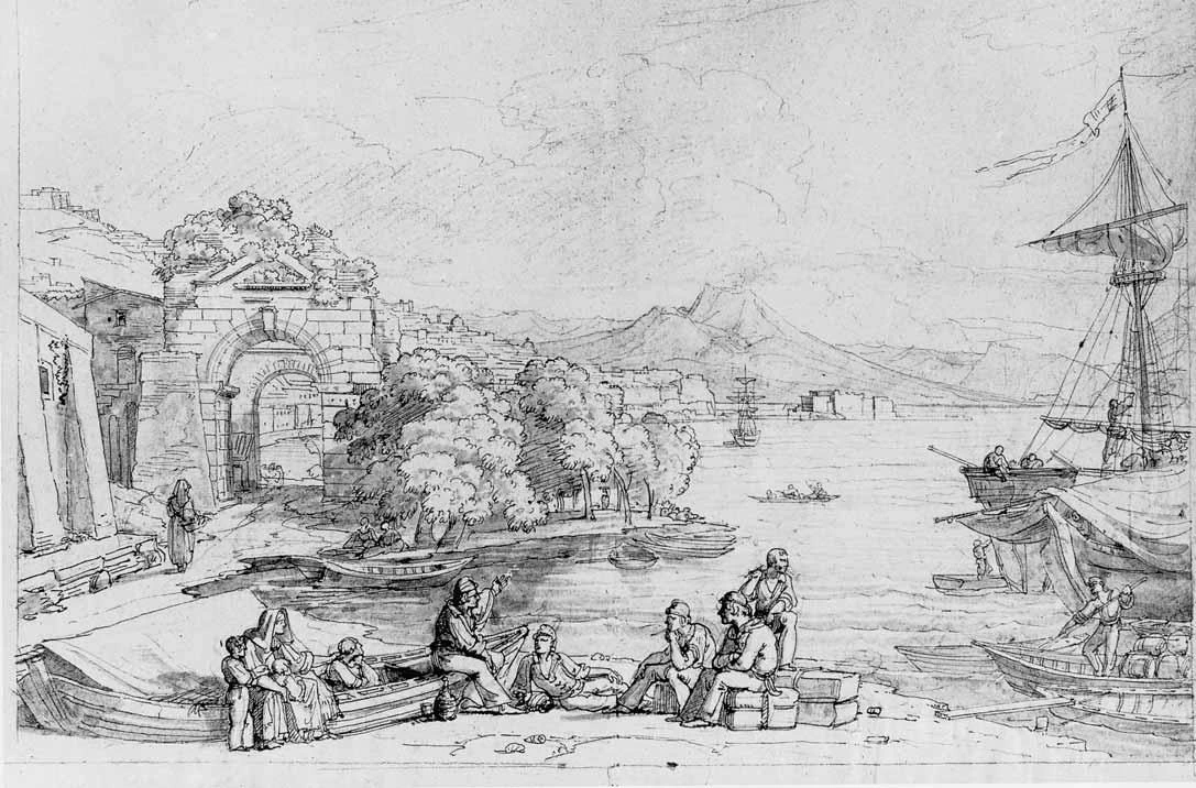 Luigi Basiletti-50-Veduta del golfo di Napoli da Posillipo